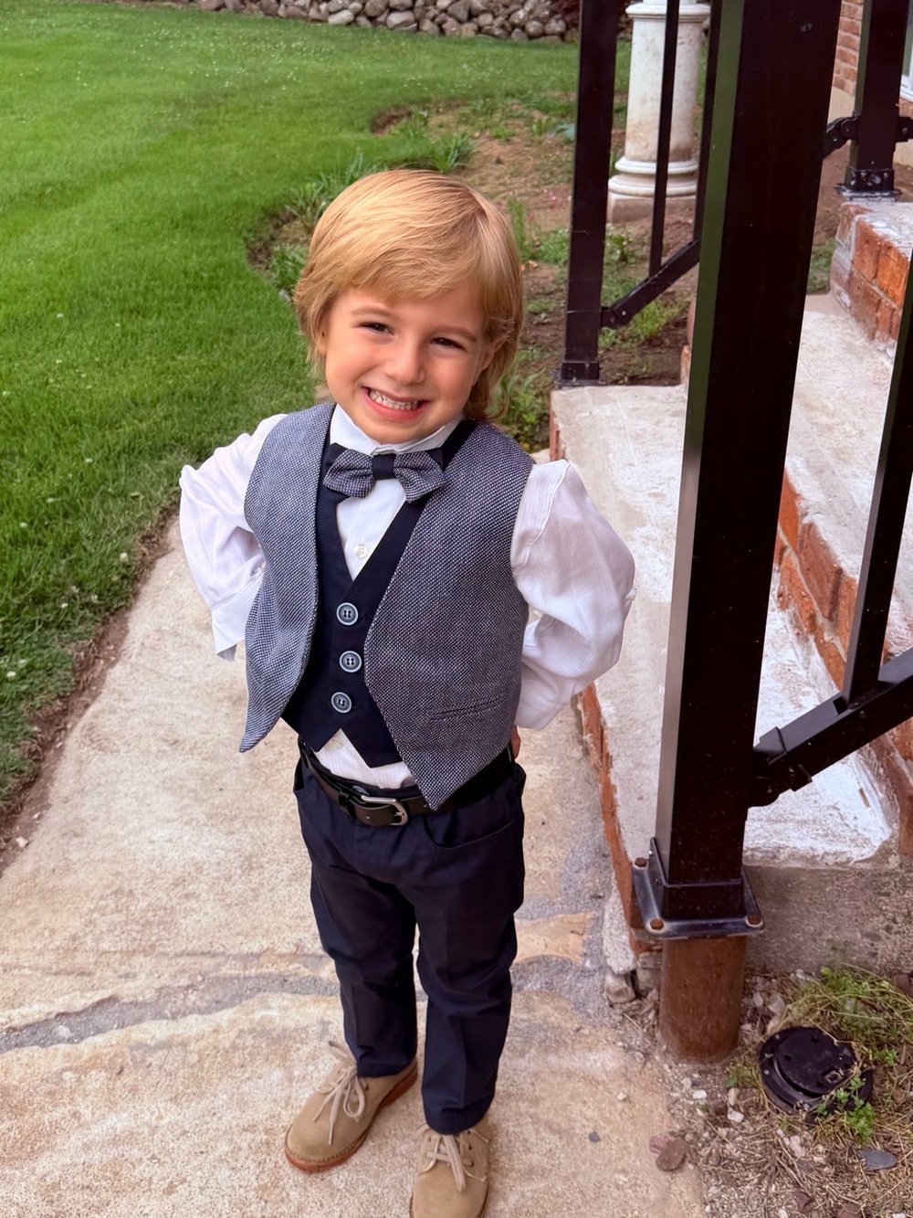 Dolce Bambini Boys 3T Formal Suit | Made in Greece | Worn Once